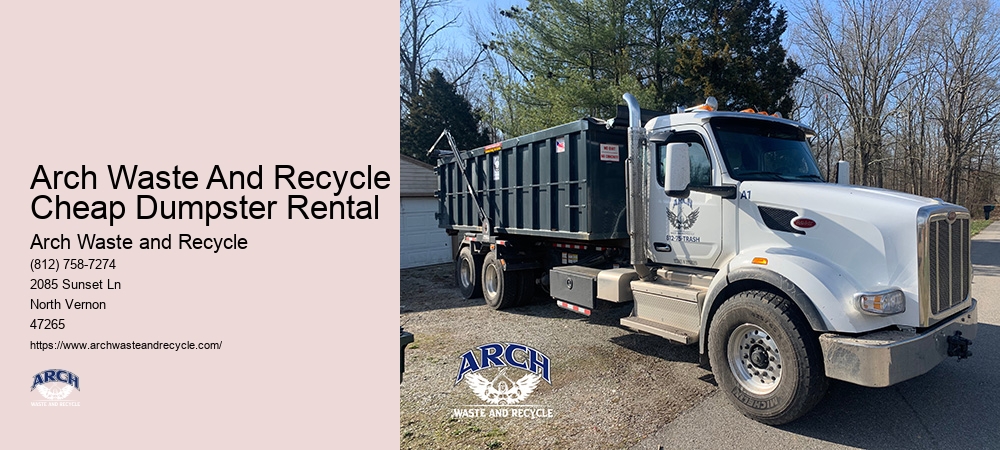 Arch Dumpster North Vernon IN