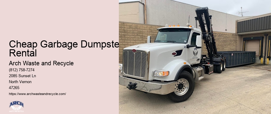 Cheap Garbage Dumpster Rental