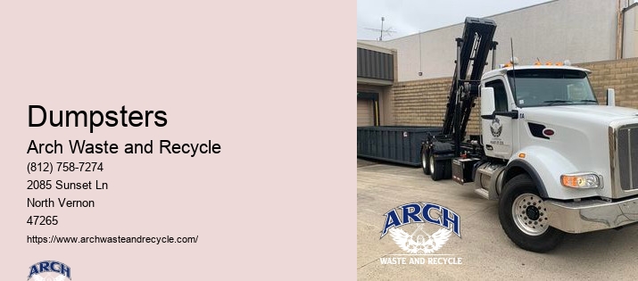 Arch Waste And Recycle's Dumpster Rental