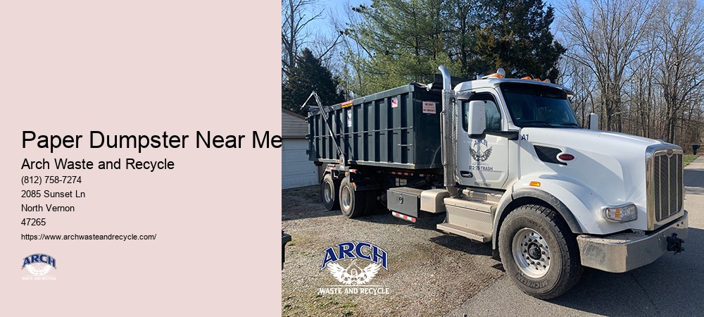 Arch Waste And Recycle Dumpster Rental