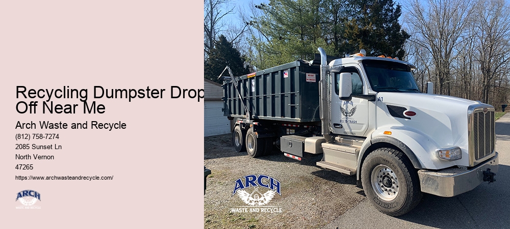 Paper Recycling Dumpster
